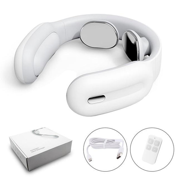 Soothely Neck Massager, Soothely Neck Massager with Heat, Portable Neck  Massager for Neck Pain, Electric Neck Pain Relief Massager for Women Men  (White) : : Health & Personal Care